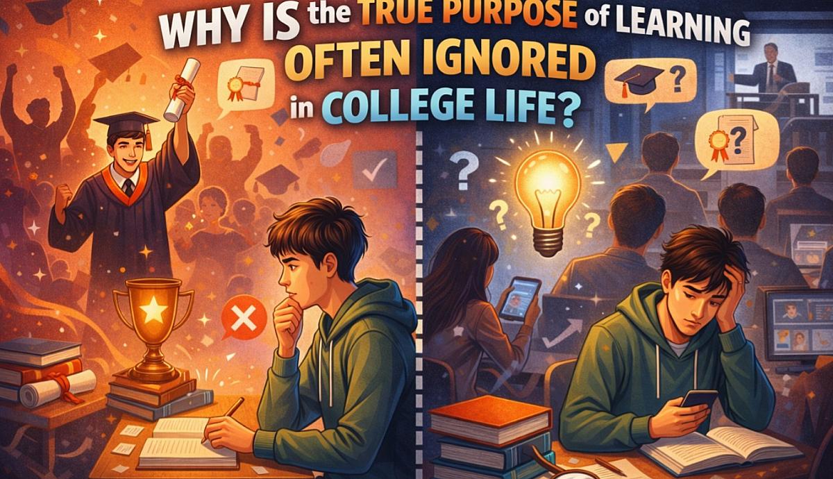Why Is the True Purpose of Learning Often Ignored in College Life?