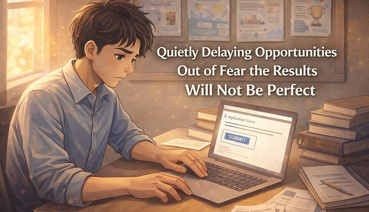 Quietly Delaying Opportunities Out of Fear the Results Will Not Be Perfect