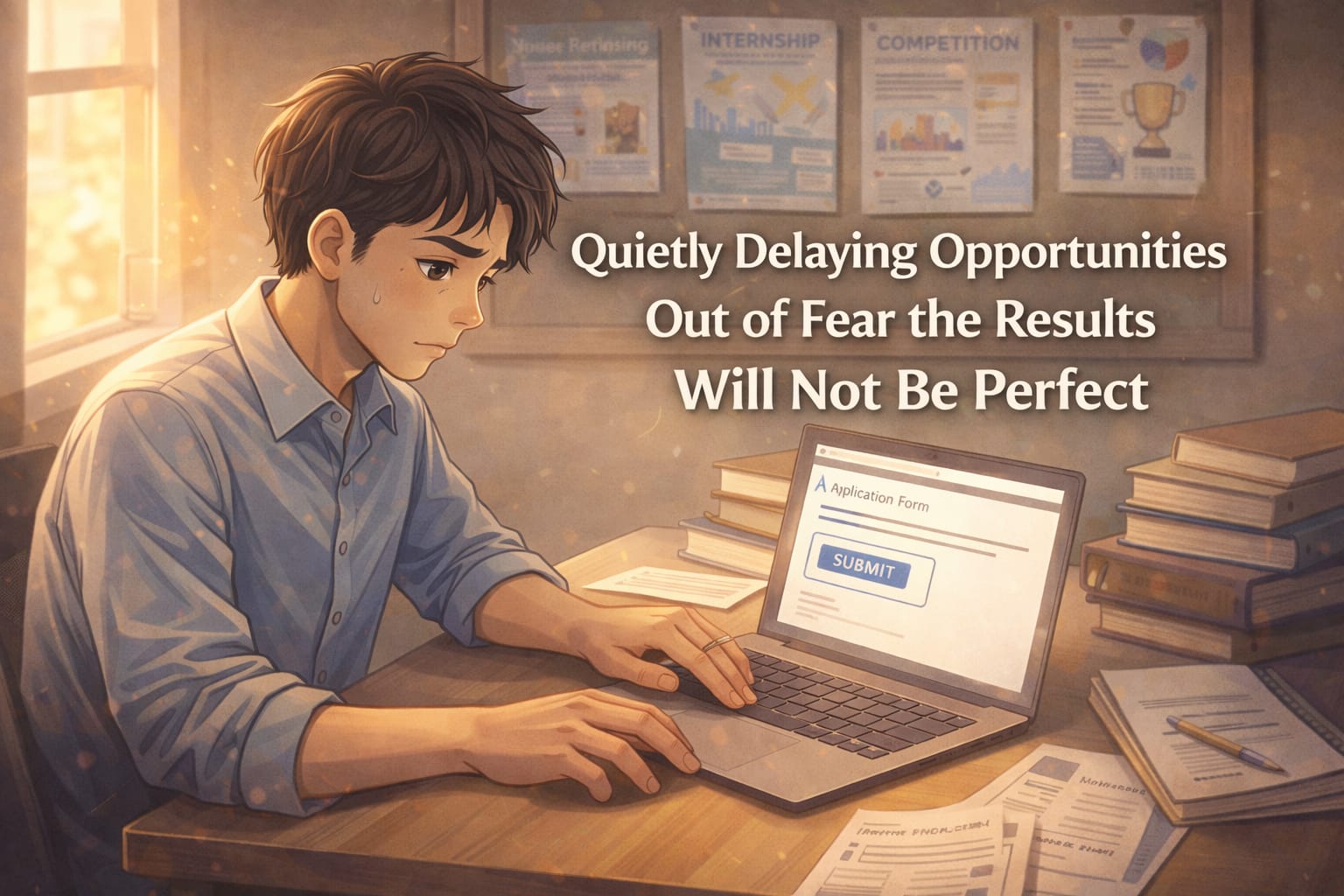 Quietly Delaying Opportunities Out of Fear the Results Will Not Be Perfect