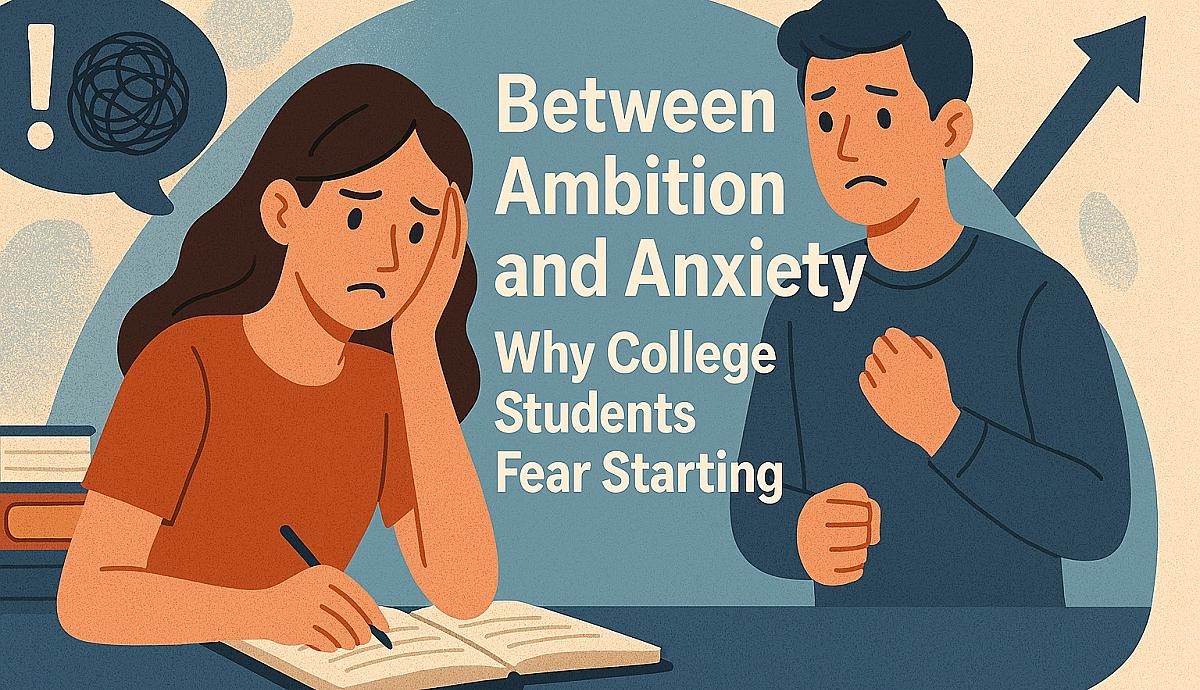 BETWEEN AMBITION AND ANXIETY WHY COLLEGE STUDENTS FEAR STARTING