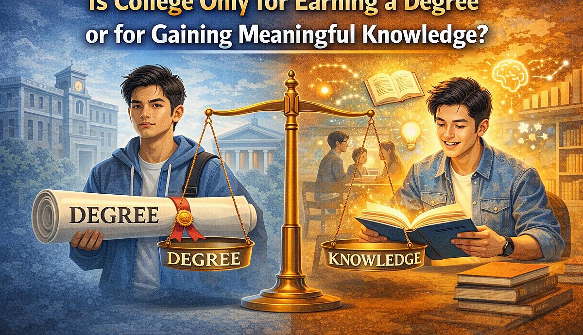 Is College Only for Earning a Degree or for Gaining Meaningful Knowledge?