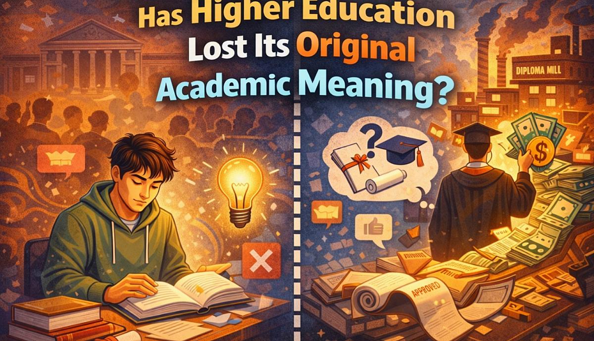 Has Higher Education Lost Its Original Academic Meaning?