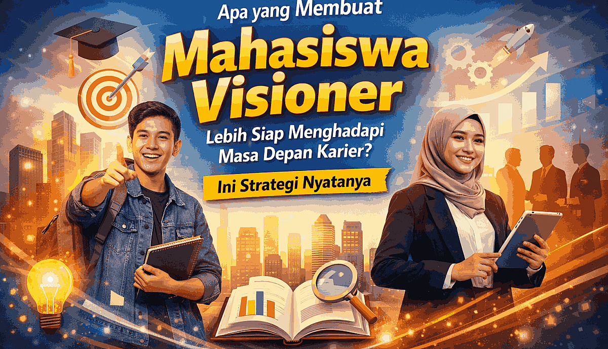 Apa yang Membuat Mahasiswa Visioner Lebih Siap Menghadapi Masa Depan Karier? Ini Strategi Nyatanya  PEMBUKA