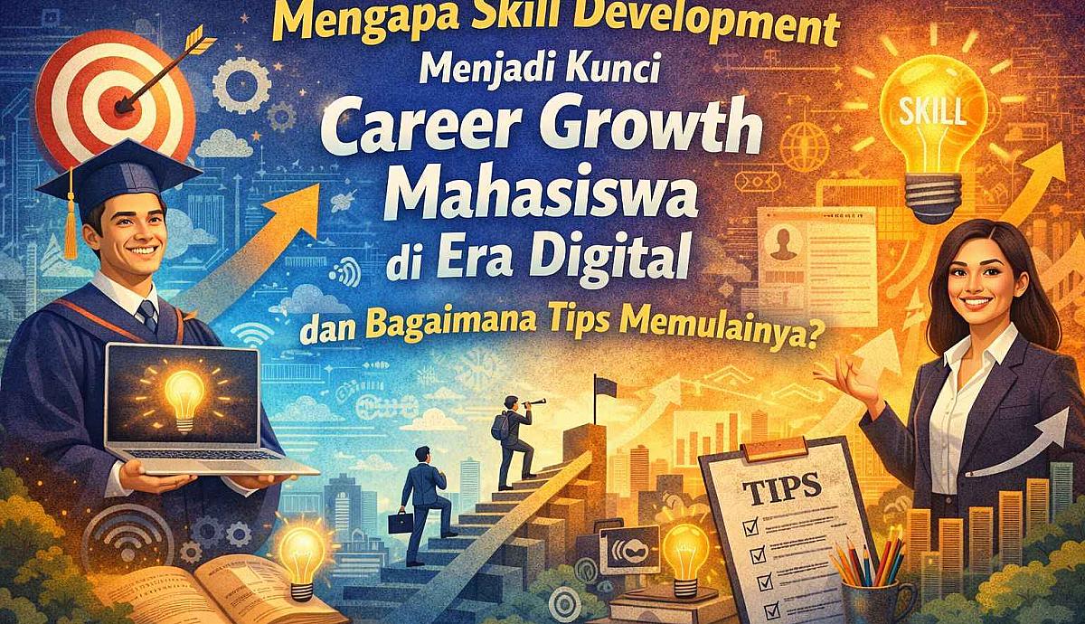 Mengapa Skill Development Menjadi Kunci Career Growth Mahasiswa di Era Digital dan Bagaimana Tips Memulainya?
