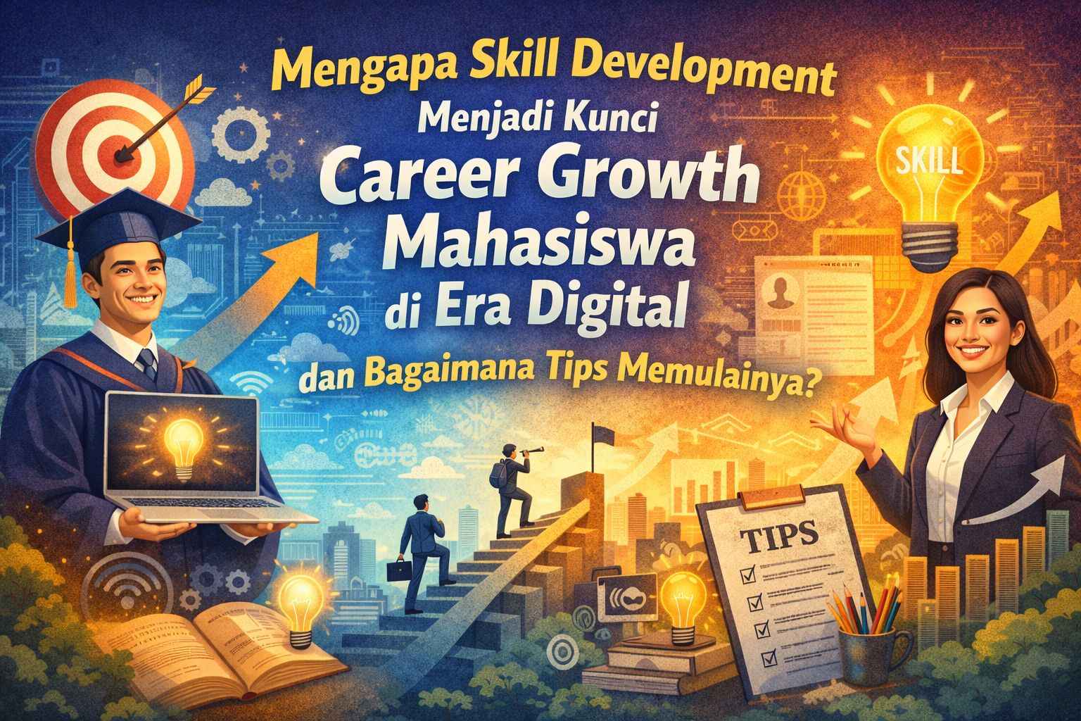 Mengapa Skill Development Menjadi Kunci Career Growth Mahasiswa di Era Digital dan Bagaimana Tips Memulainya?