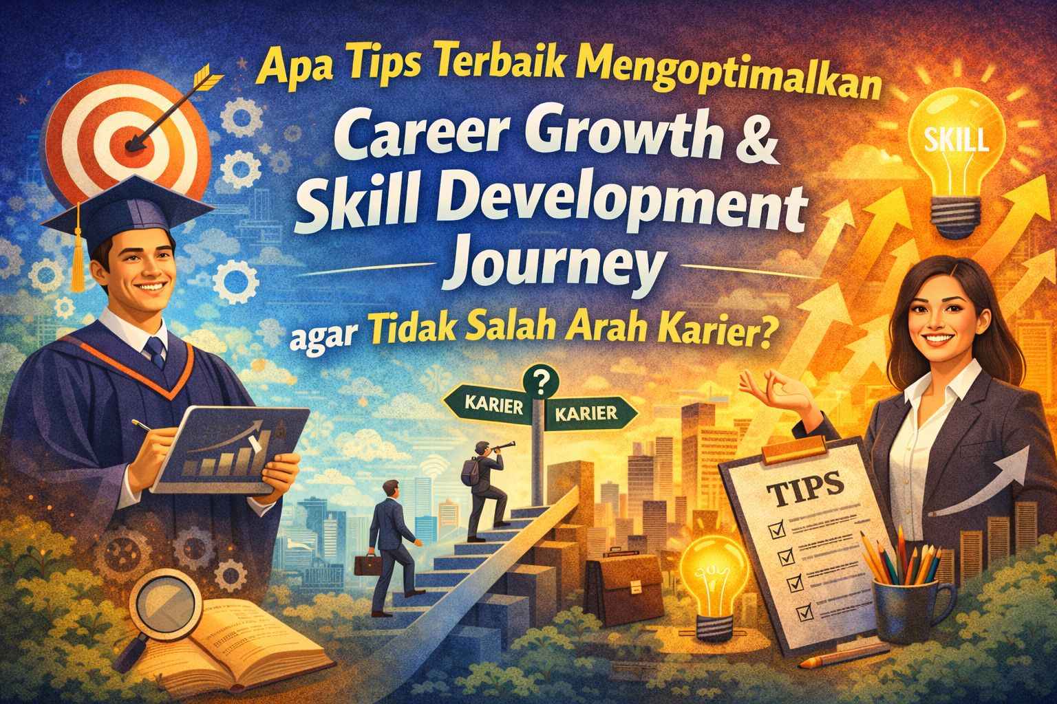 Apa Tips Terbaik Mengoptimalkan Career Growth & Skill Development Journey agar Tidak Salah Arah Karier?