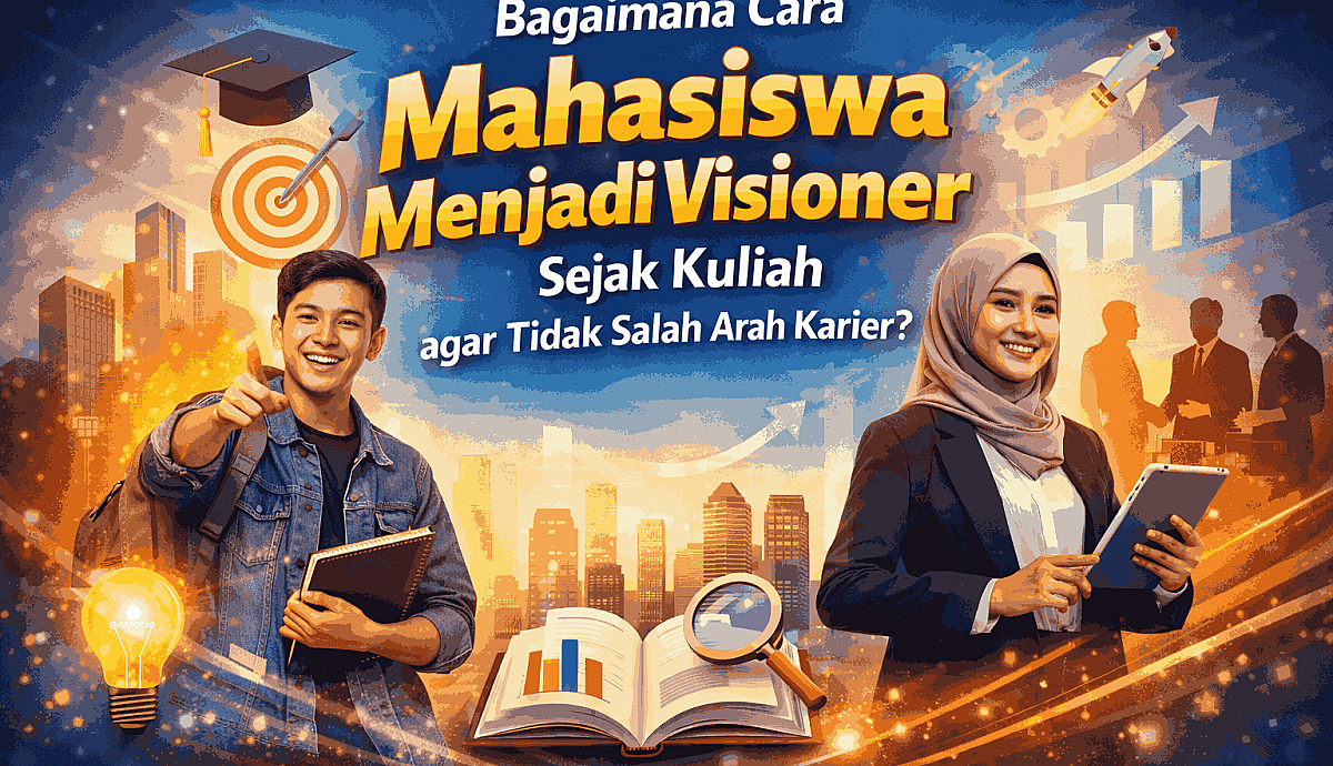Bagaimana Cara Mahasiswa Menjadi Visioner Sejak Kuliah agar Tidak Salah Arah Karier?