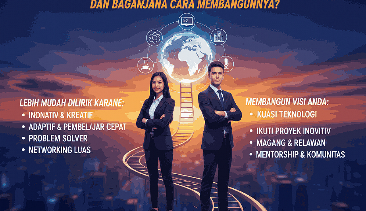 Mengapa Mahasiswa Visioner Lebih Mudah Dilirik Dunia Kerja dan Bagaimana Cara Membangunnya?