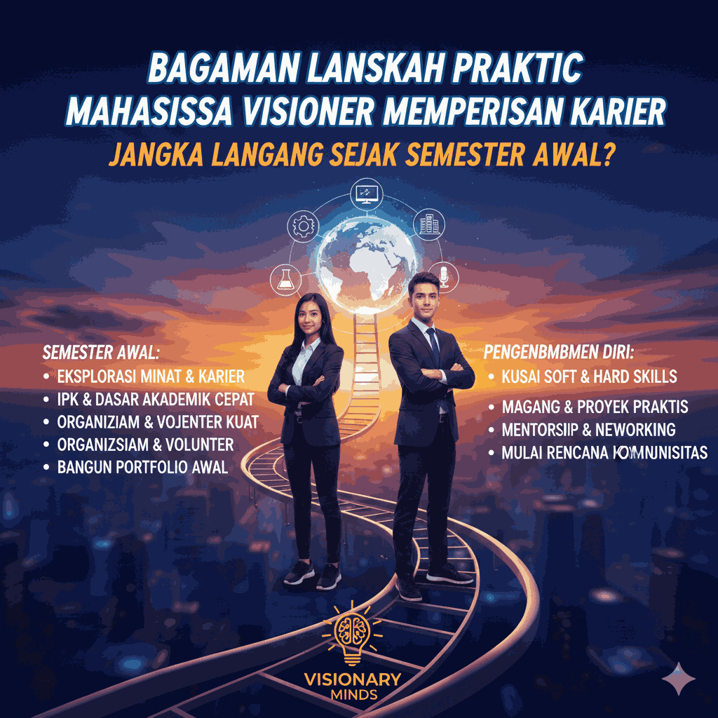 Bagaimana Langkah Praktis Mahasiswa Visioner Mempersiapkan Karier Jangka Panjang Sejak Semester Awal?