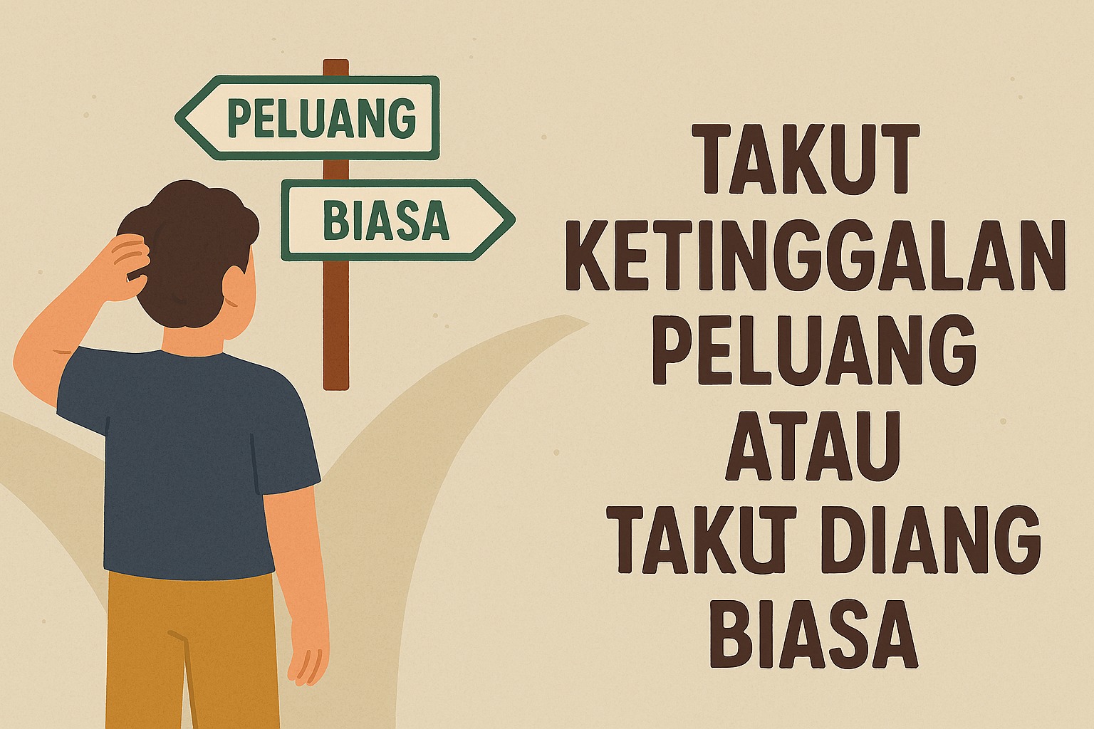 Takut Ketinggalan Peluang atau Takut Dianggap Biasa
