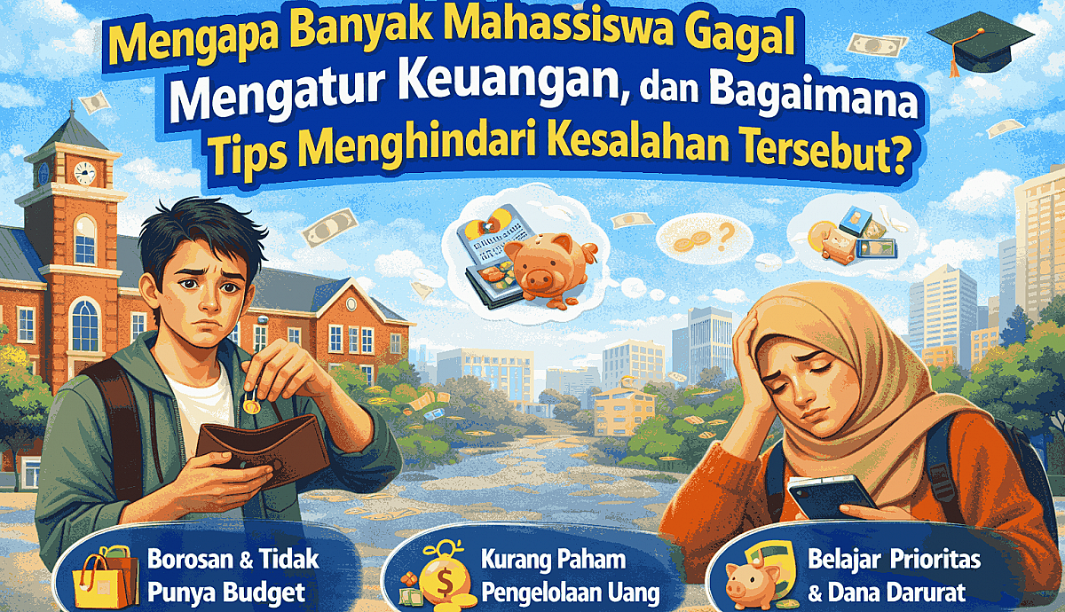 Mengapa Banyak Mahasiswa Gagal Mengatur Keuangan, dan Bagaimana Tips Menghindari Kesalahan Tersebut?