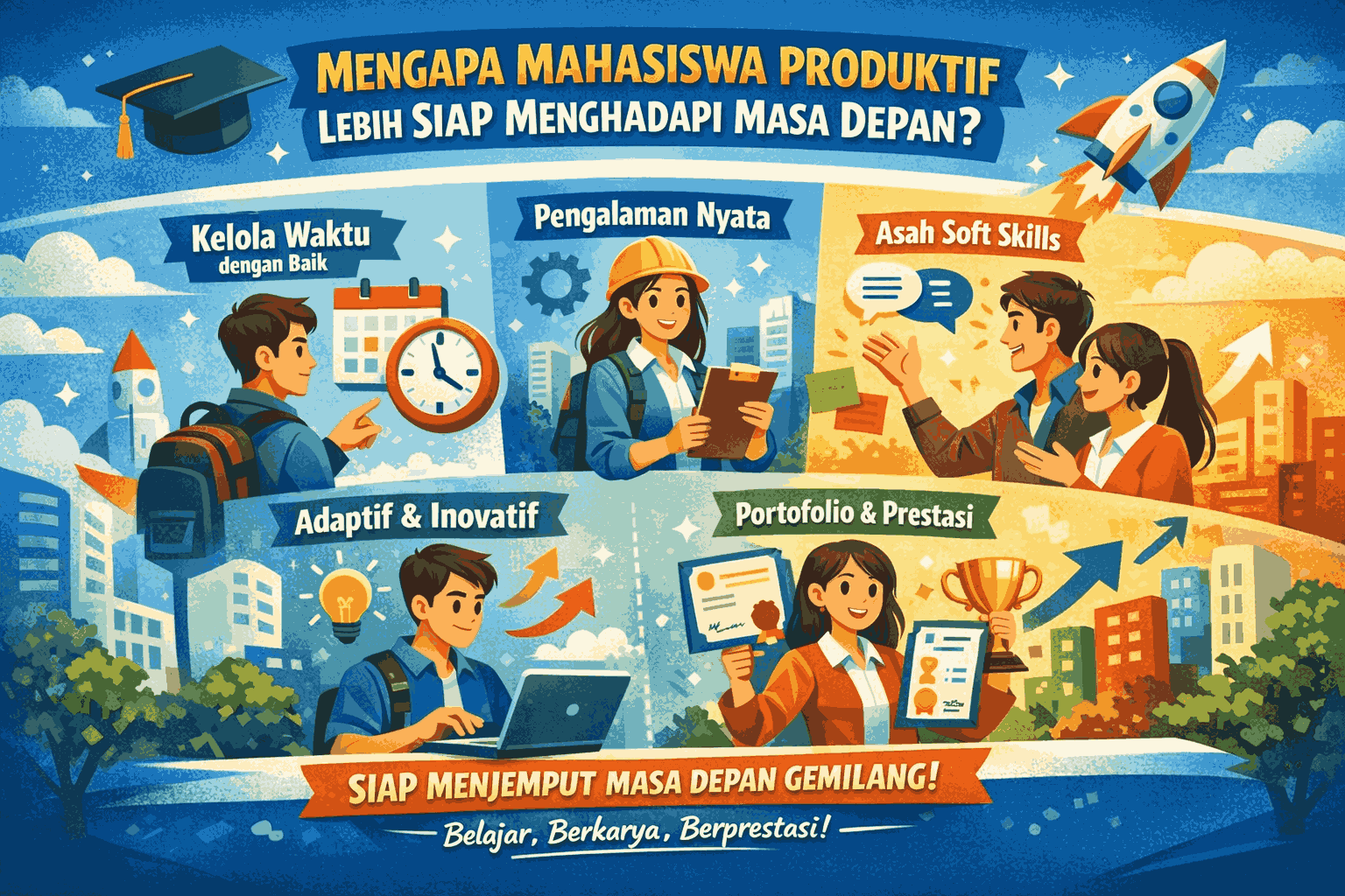 Mengapa Mahasiswa Produktif Lebih Siap Menghadapi Masa Depan?