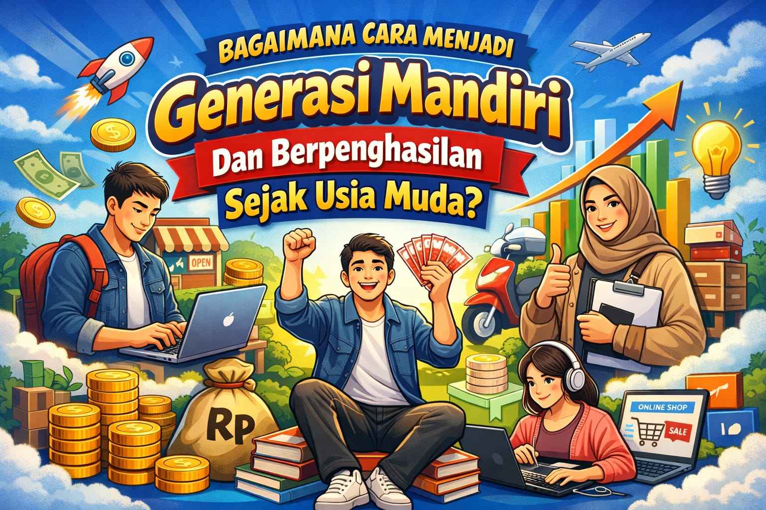 Bagaimana Cara Menjadi Generasi Mandiri dan Berpenghasilan Sejak Usia Muda?
