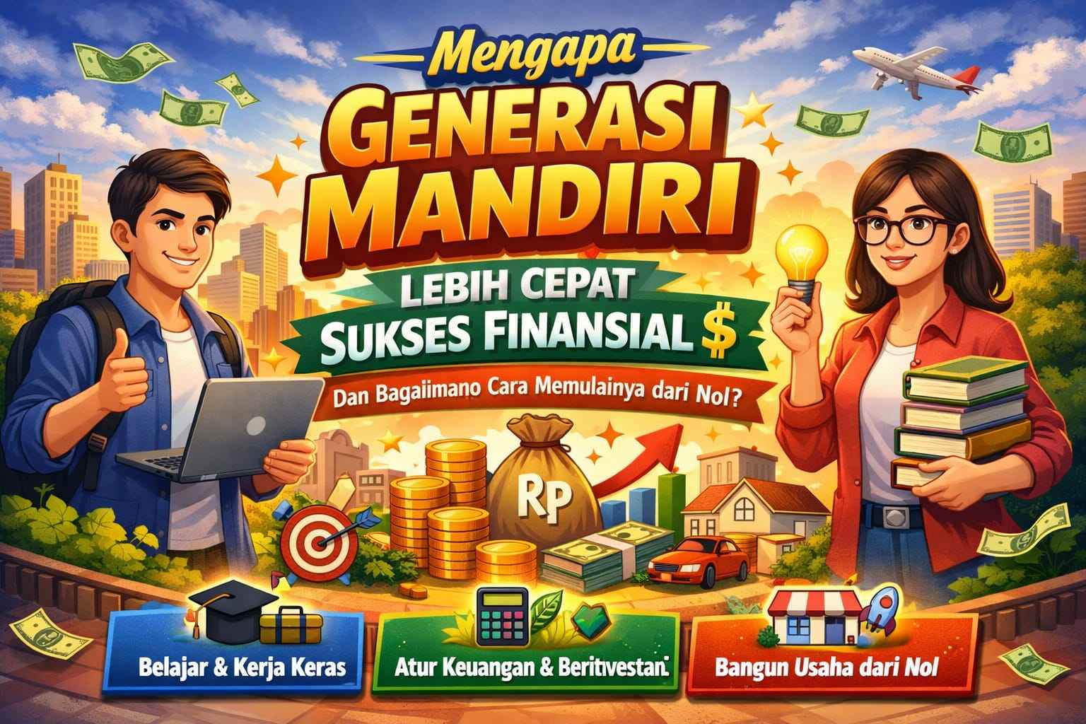 Mengapa Generasi Mandiri Lebih Cepat Sukses Finansial dan Bagaimana Cara Memulainya dari Nol?