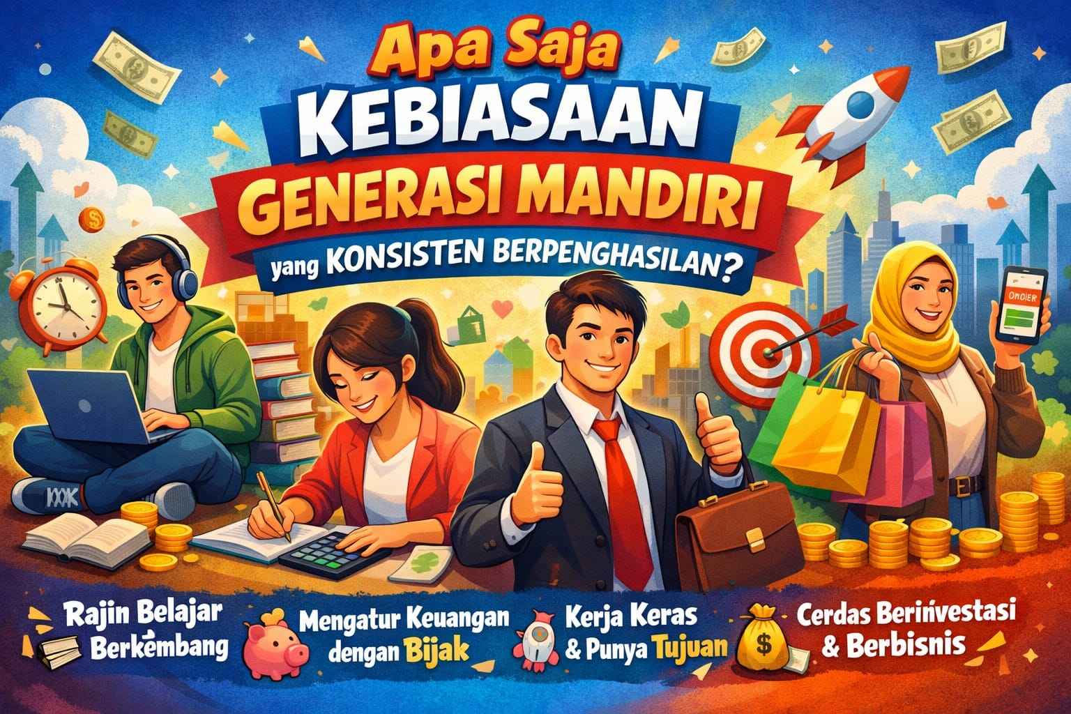 Apa Saja Kebiasaan Generasi Mandiri yang Konsisten Berpenghasilan?