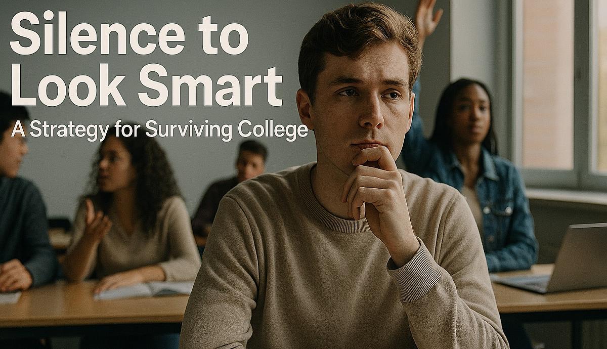 Silence to Look Smart A Strategy for Surviving College
