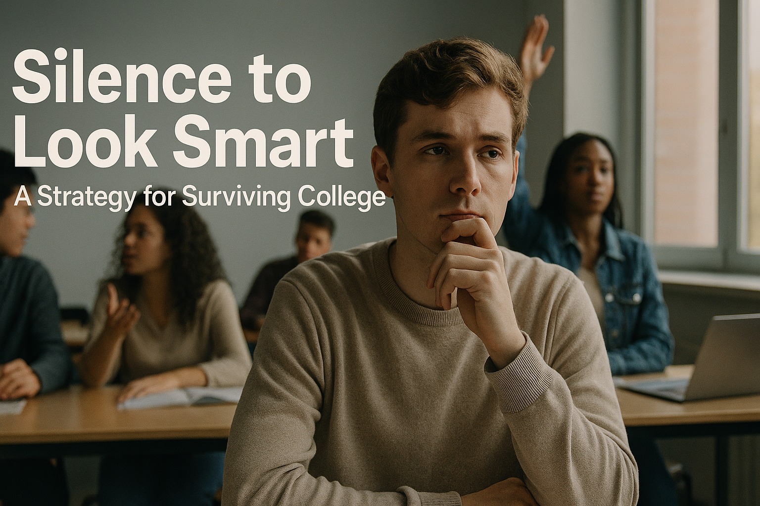 Silence to Look Smart A Strategy for Surviving College