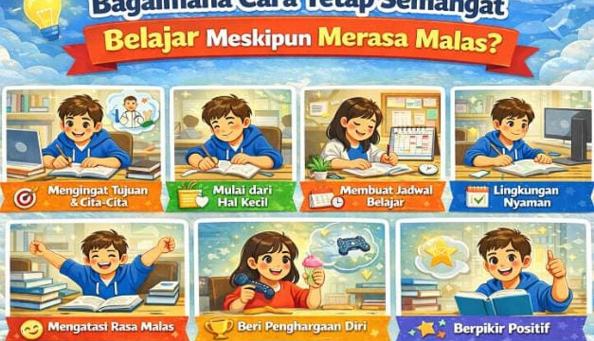 Bagaimana Cara Tetap Semangat Belajar Meskipun Merasa Malas?