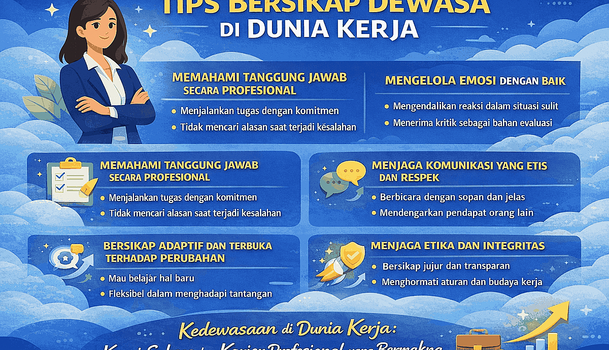 Tips Bersikap Dewasa Di Dunia Kerja