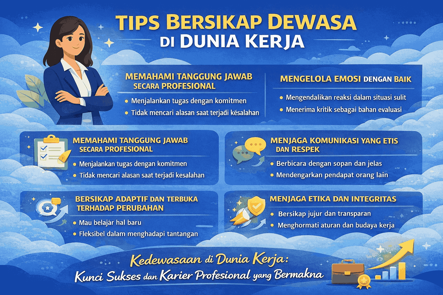 Tips Bersikap Dewasa Di Dunia Kerja