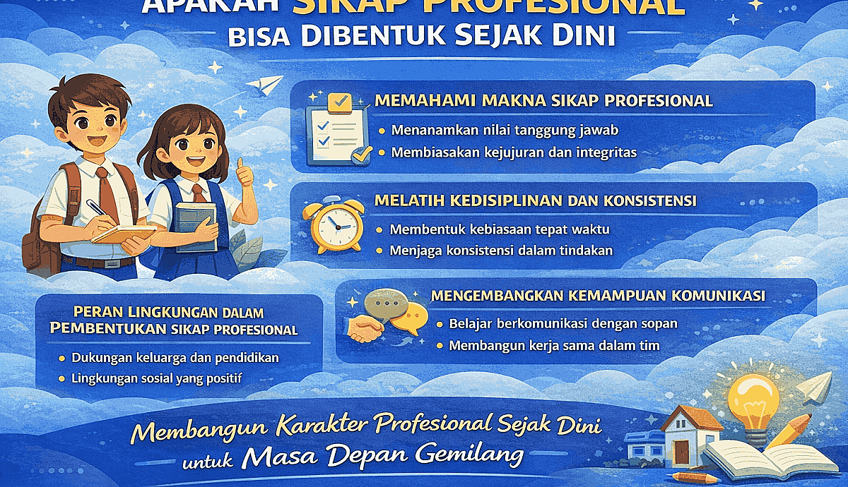 Apakah Sikap Profesional Bisa Dibentuk Sejak Dini