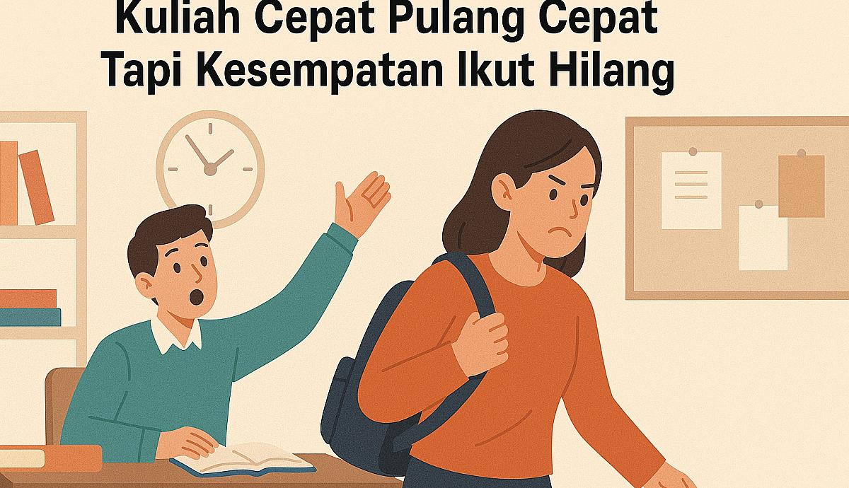 Kuliah Cepat Pulang Cepat Tapi Kesempatan Ikut Hilang