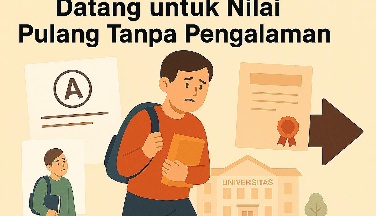 Datang untuk Nilai Pulang Tanpa Pengalaman