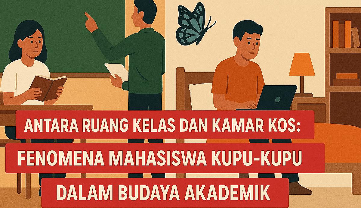 Antara Ruang Kelas dan Kamar Kos Fenomena Mahasiswa Kupu Kupu dalam Budaya Akademik