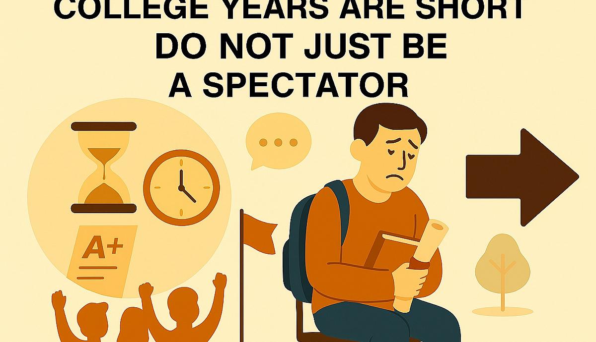 College Years Are Short Do Not Just Be a Spectator