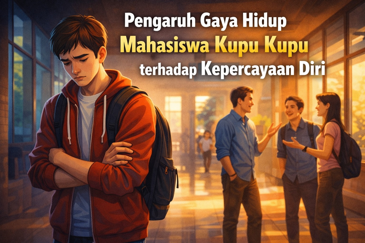 Pengaruh Gaya Hidup Mahasiswa Kupu Kupu terhadap Kepercayaan Diri