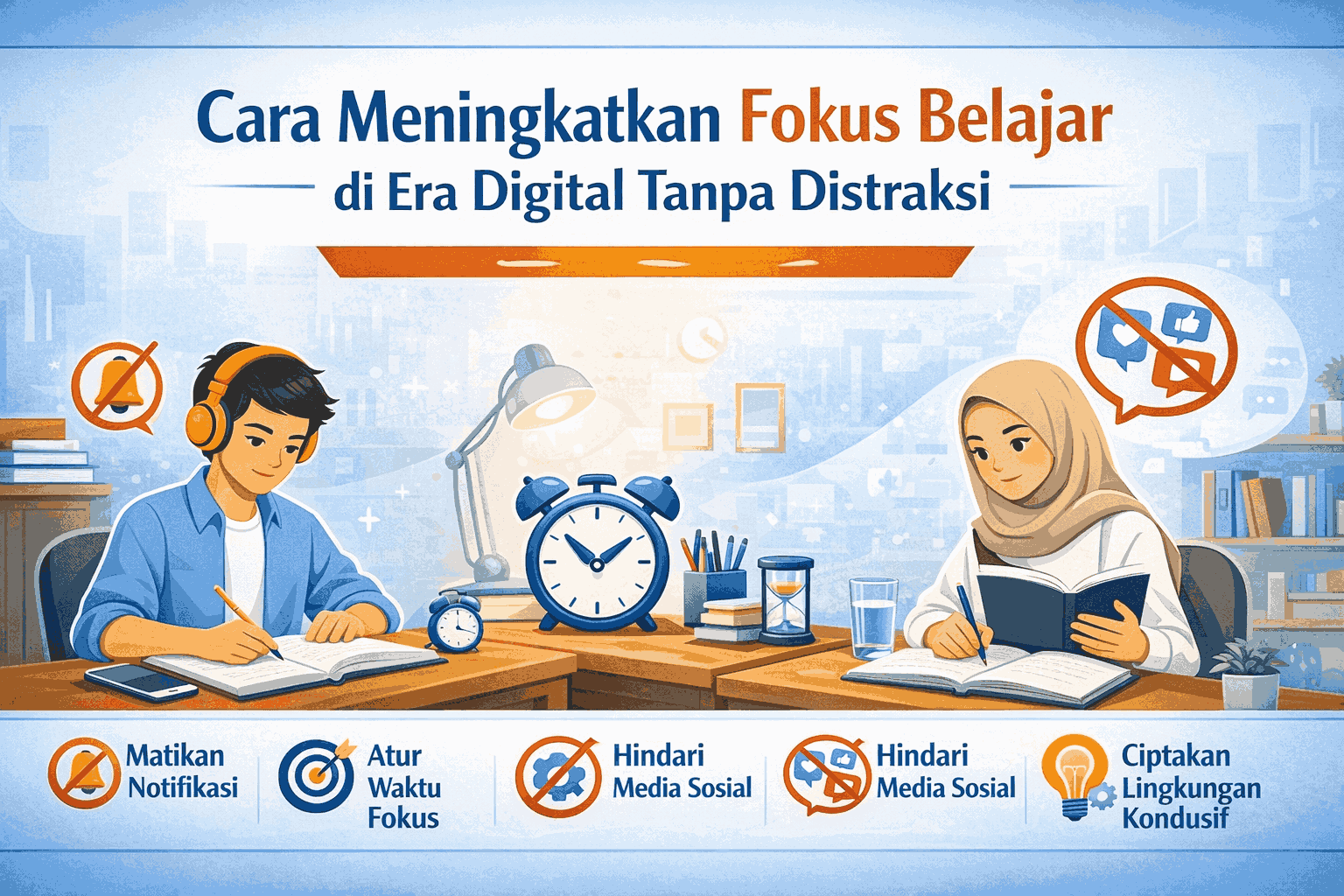 Cara Meningkatkan Fokus Belajar di Era Digital Tanpa Distraksi