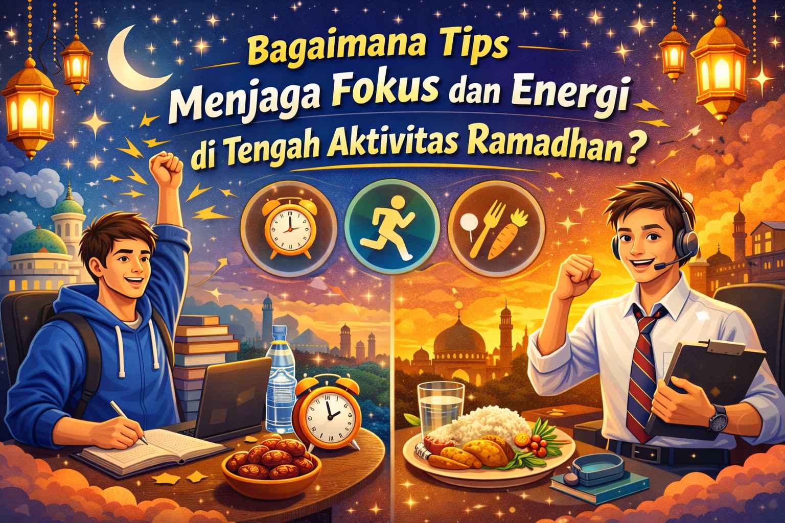 Bagaimana Tips Menjaga Fokus dan Energi di Tengah Aktivitas Ramadhan?