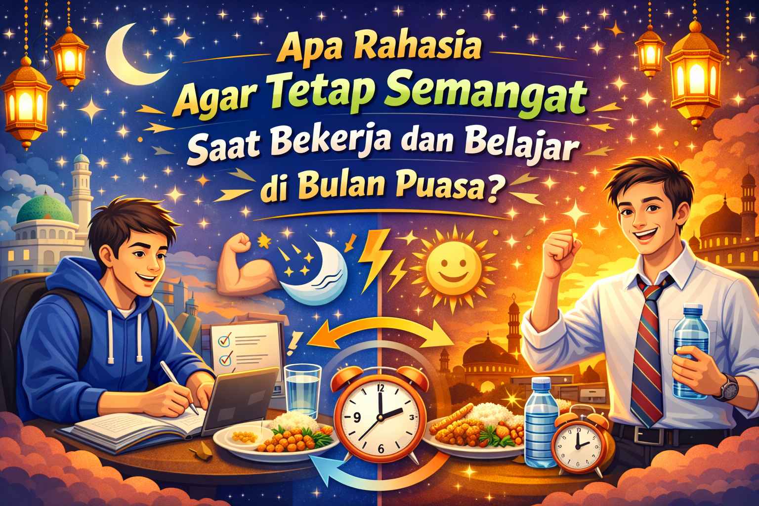 Apa Rahasia Agar Tetap Semangat Saat Bekerja dan Belajar di Bulan Puasa?