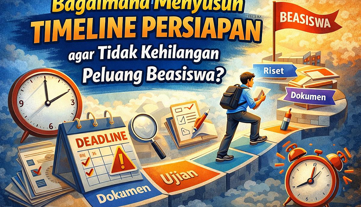 Bagaimana Menyusun Timeline Persiapan agar Tidak Kehilangan Peluang Beasiswa?