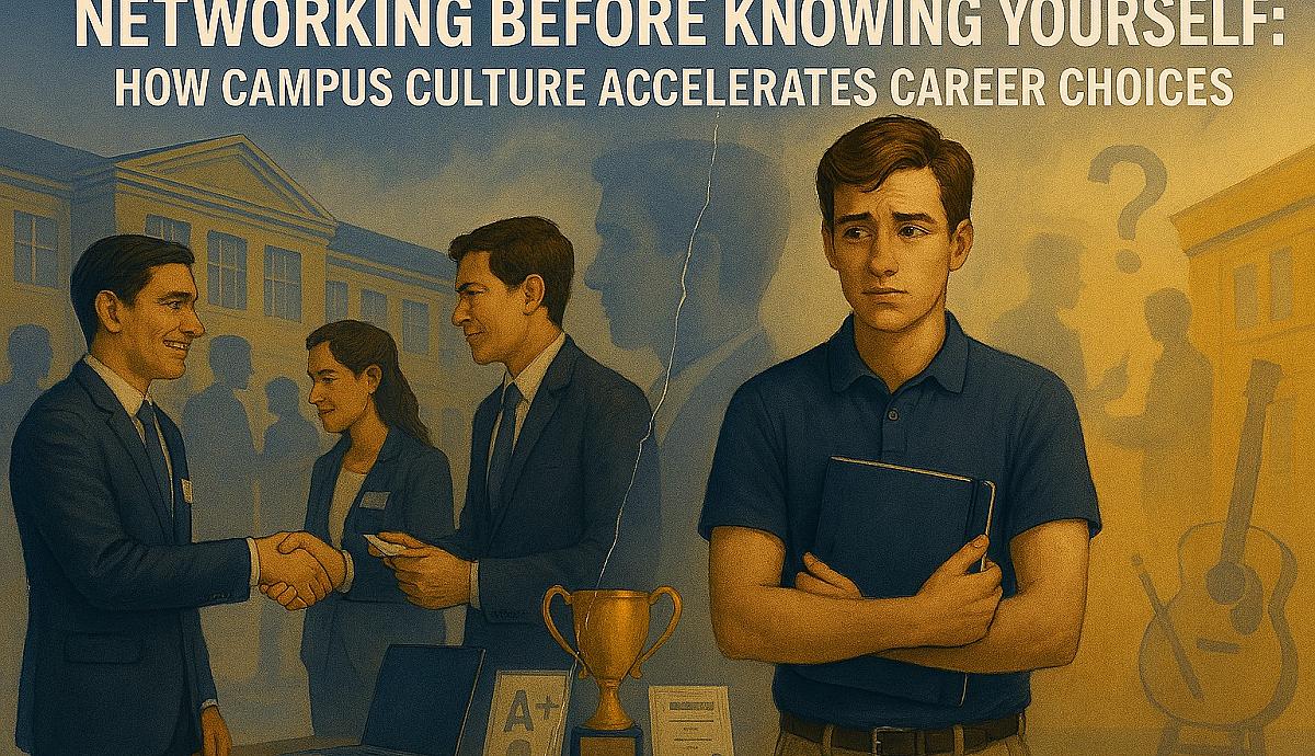 Networking Before Knowing Yourself How Campus Culture Accelerates Career Choices