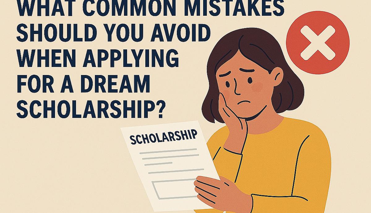 What Common Mistakes Should You Avoid When Applying for a Dream Scholarship?