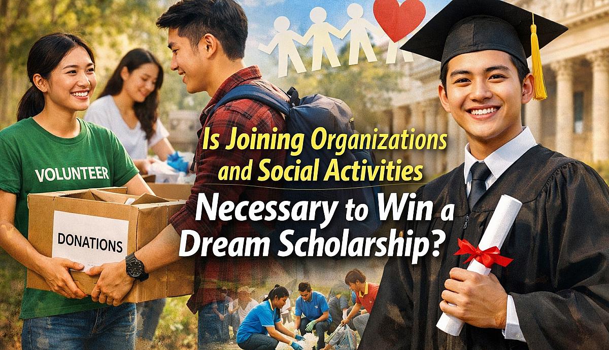 Is Joining Organizations and Social Activities Necessary to Win a Dream Scholarship?