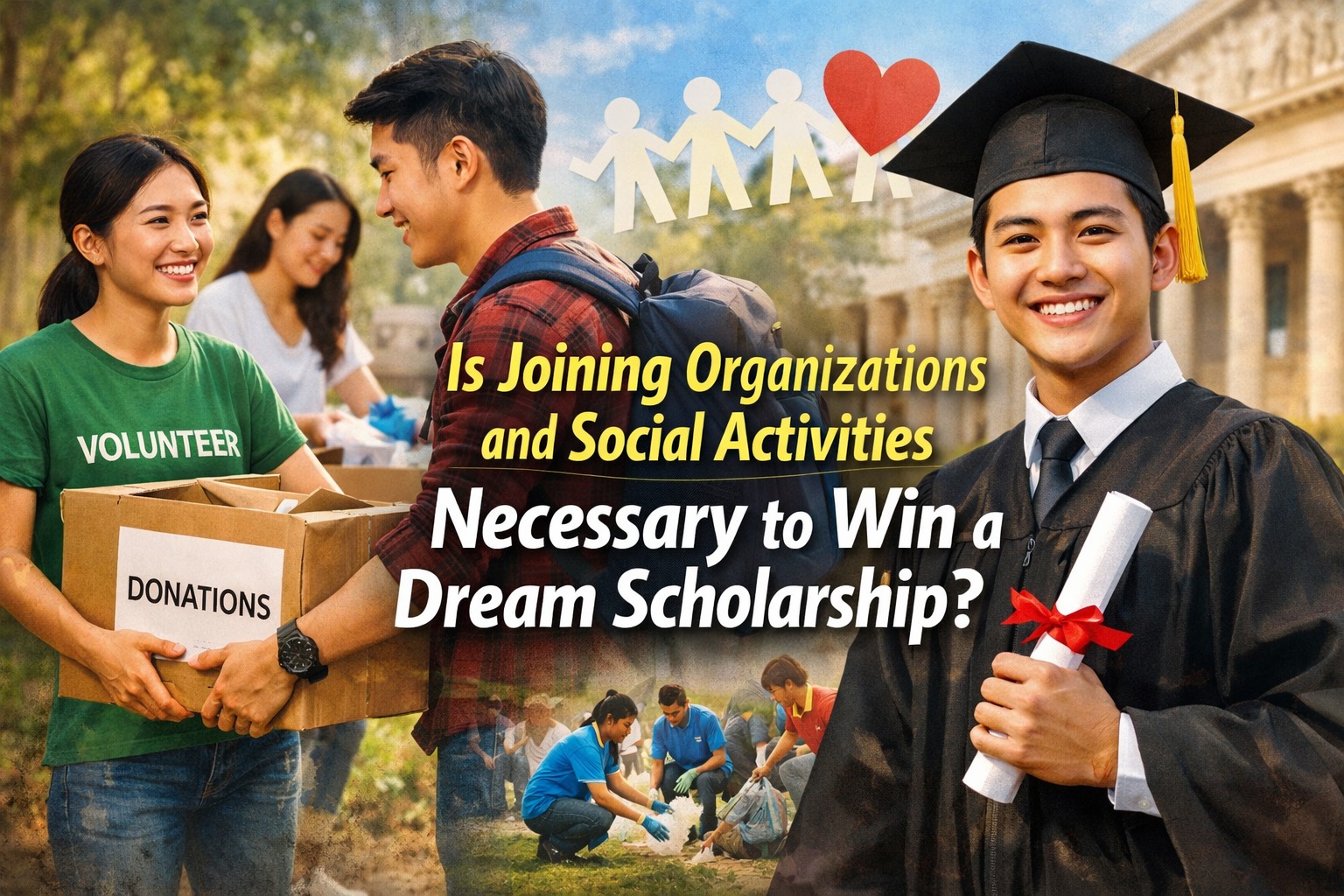Is Joining Organizations and Social Activities Necessary to Win a Dream Scholarship?