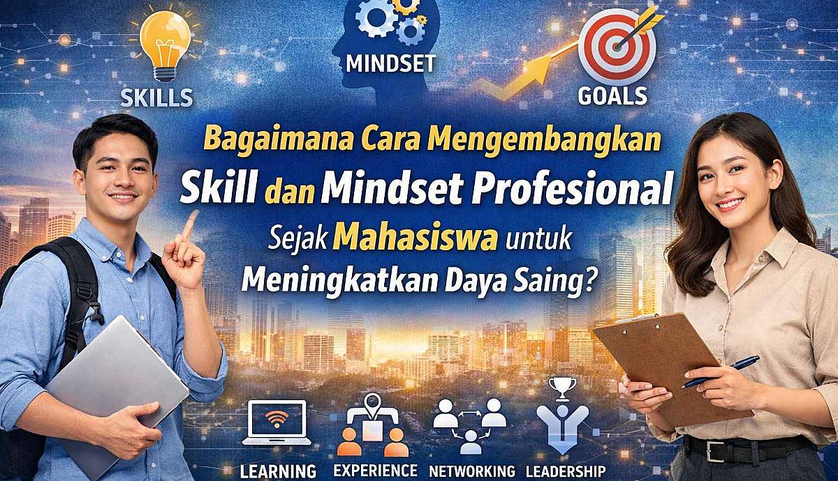 Bagaimana Cara Mengembangkan Skill dan Mindset Profesional Sejak Mahasiswa untuk Meningkatkan Daya Saing?
