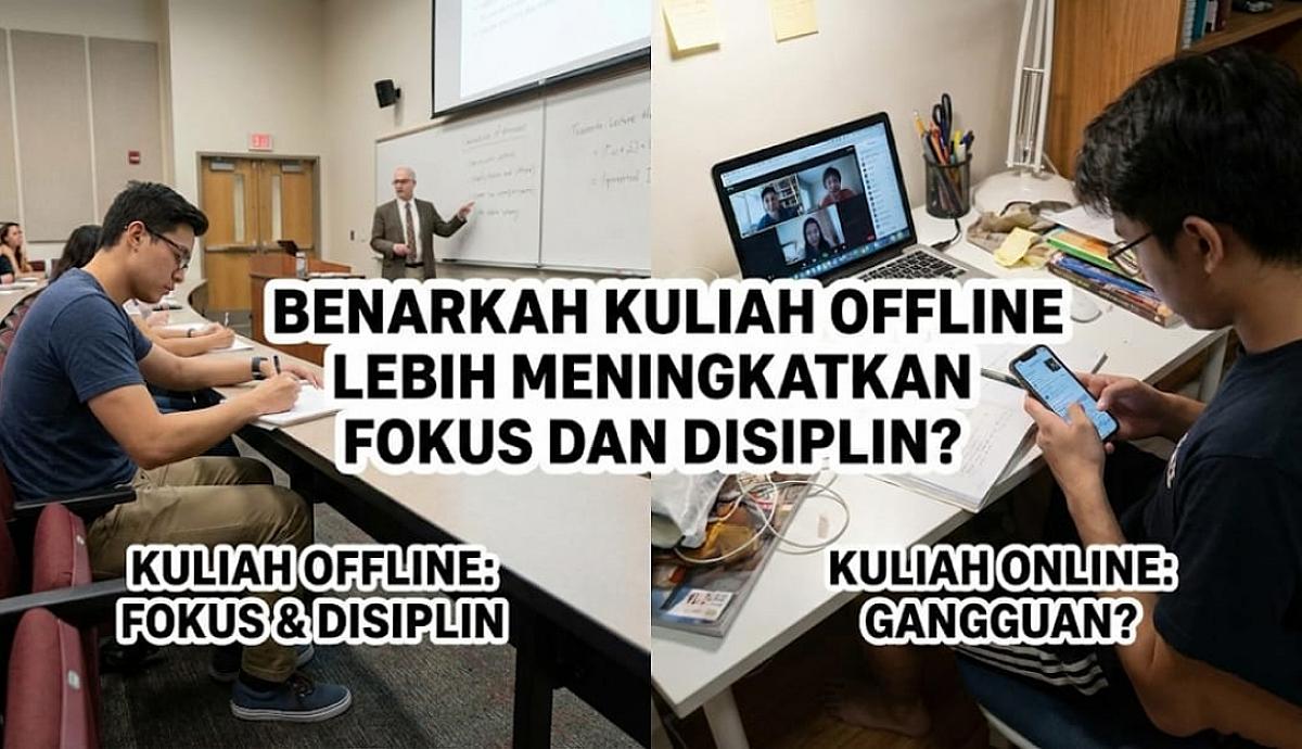Benarkah Kuliah Offline Lebih Meningkatkan Fokus dan Disiplin?