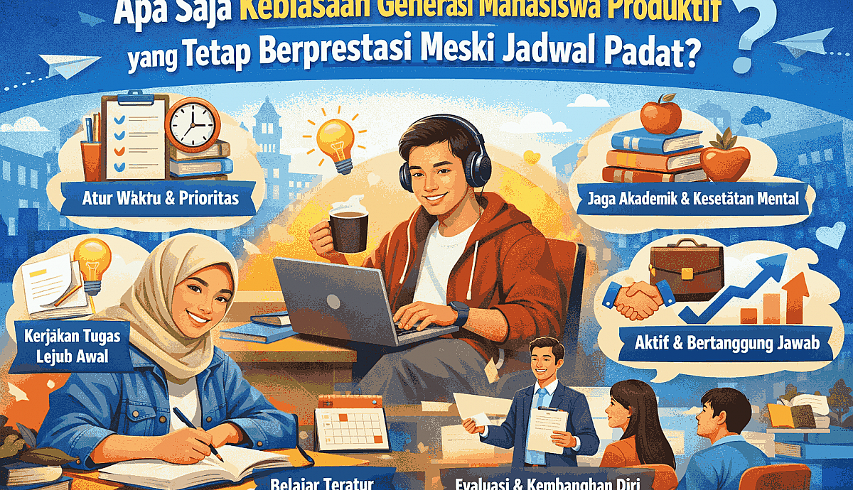 Apa Saja Kebiasaan Generasi Mahasiswa Produktif yang Tetap Berprestasi Meski Jadwal Padat?