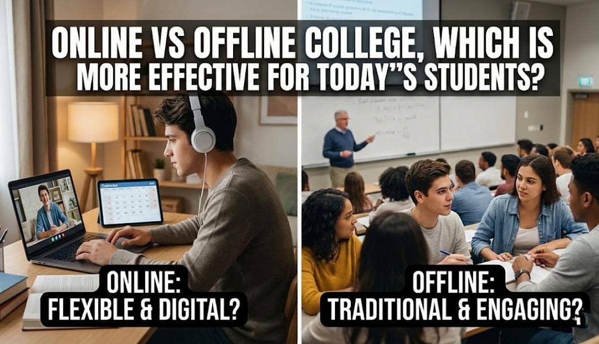Online vs Offline College, Which Is More Effective for Today’s Students?