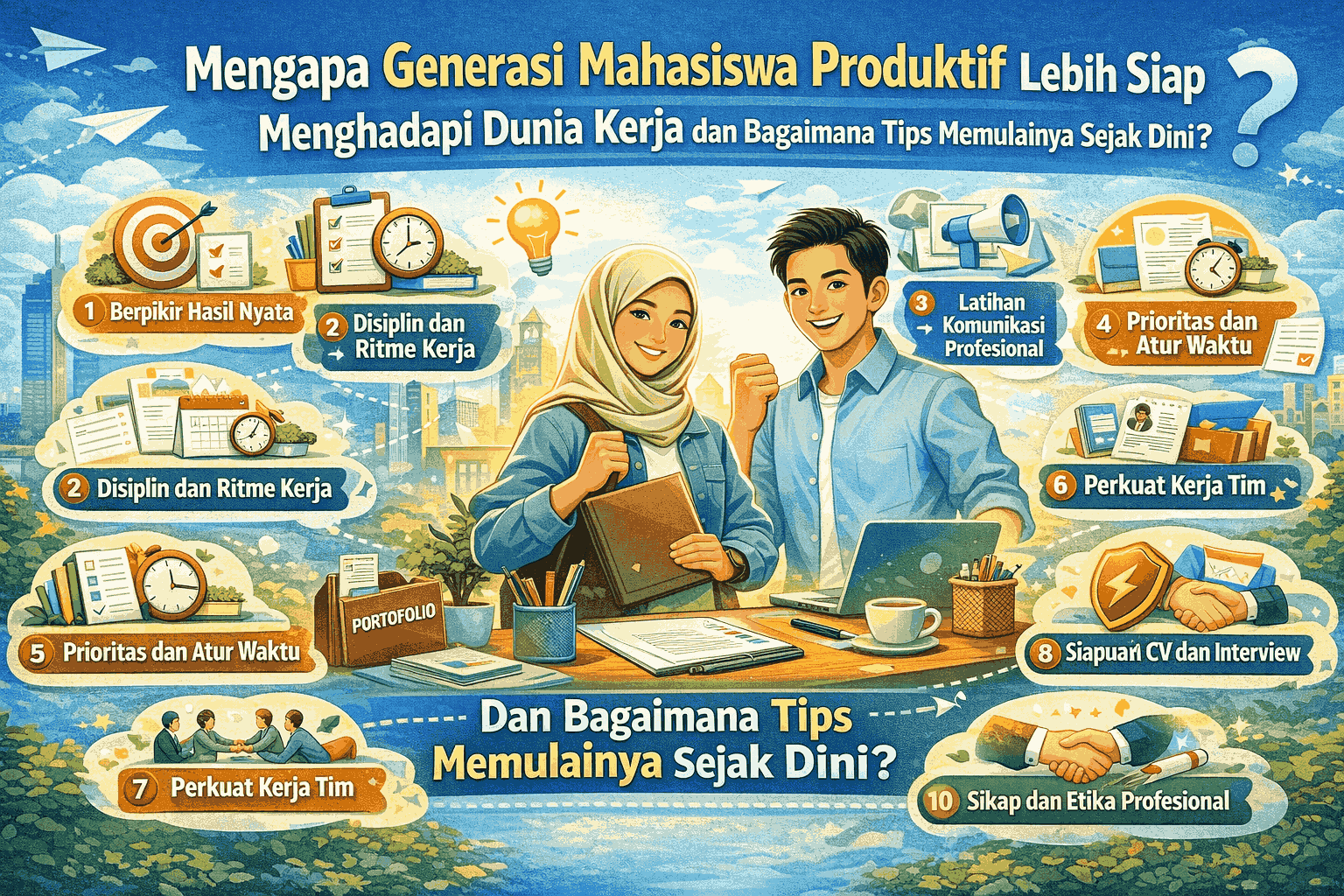 Mengapa Generasi Mahasiswa Produktif Lebih Siap Menghadapi Dunia Kerja dan Bagaimana Tips Memulainya Sejak Dini?