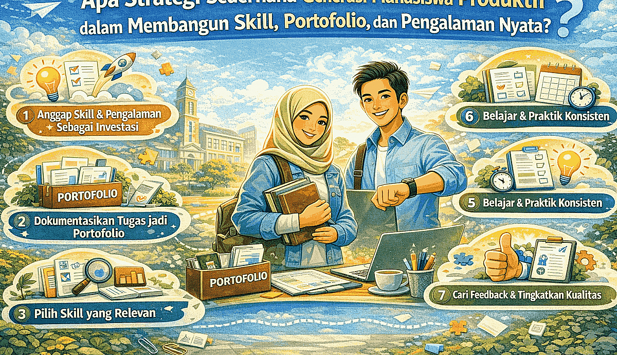 Apa Strategi Sederhana Generasi Mahasiswa Produktif dalam Membangun Skill, Portofolio, dan Pengalaman Nyata?