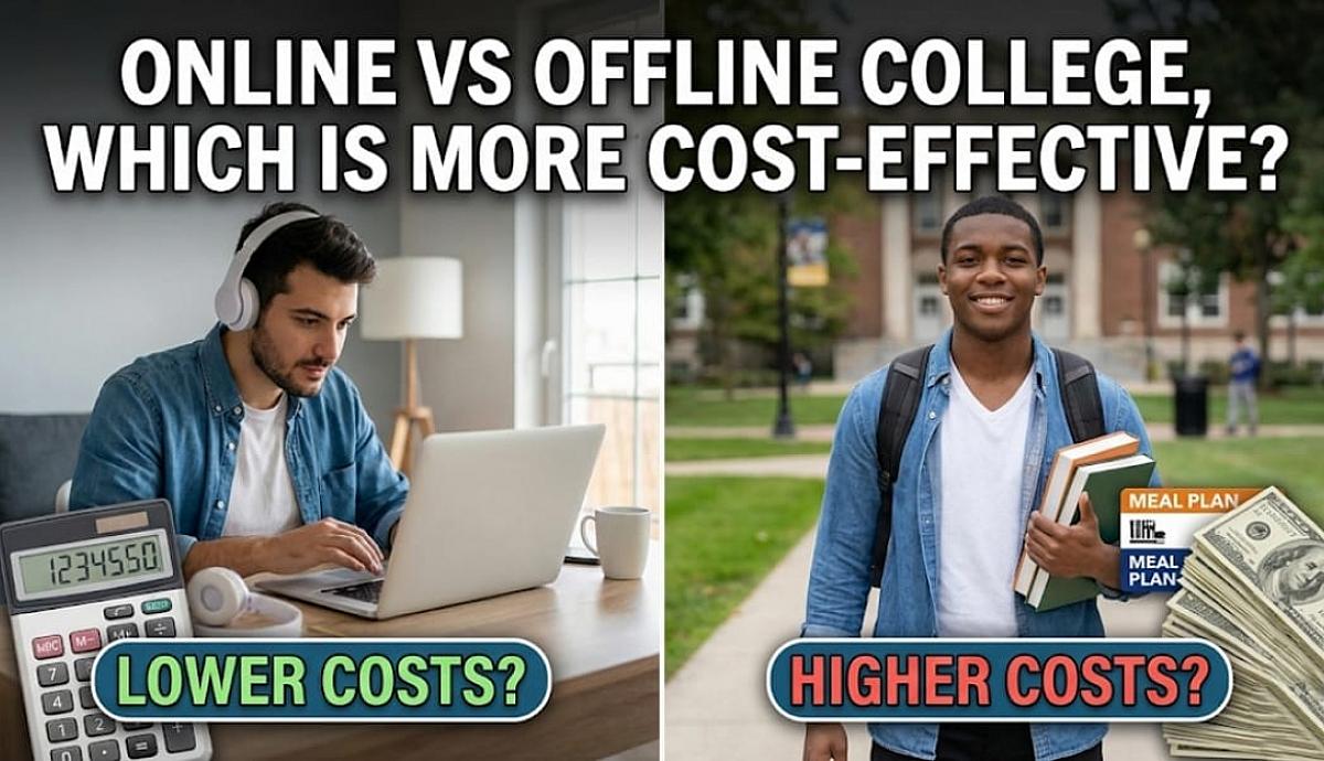 Online vs Offline College, Which Is More Cost-Effective?