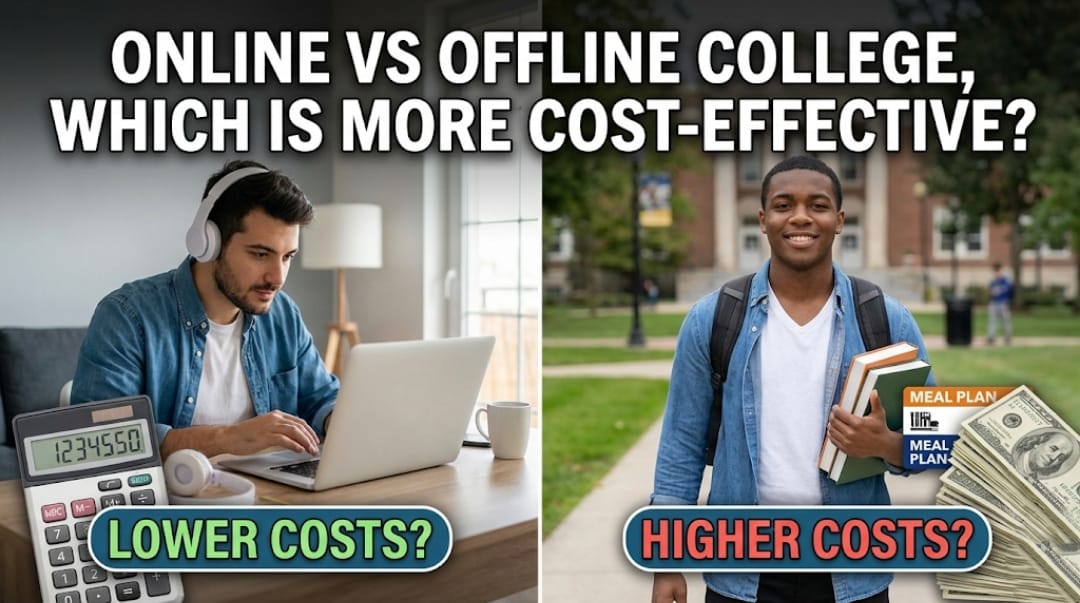 Online vs Offline College, Which Is More Cost-Effective?