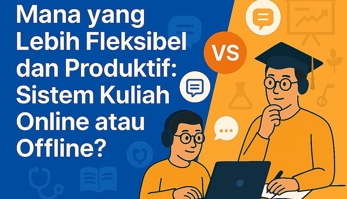 Mana yang Lebih Fleksibel dan Produktif Sistem Kuliah Online atau Offline?