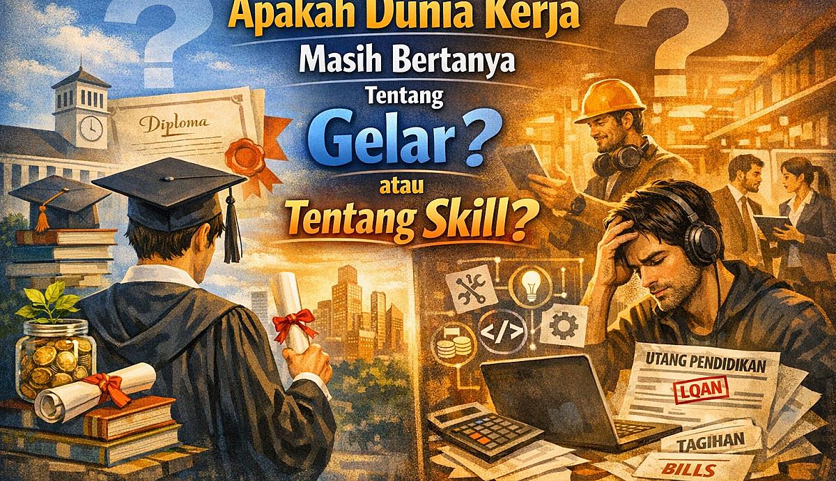 Apakah Dunia Kerja Masih Bertanya Tentang Gelar atau Tentang Skill