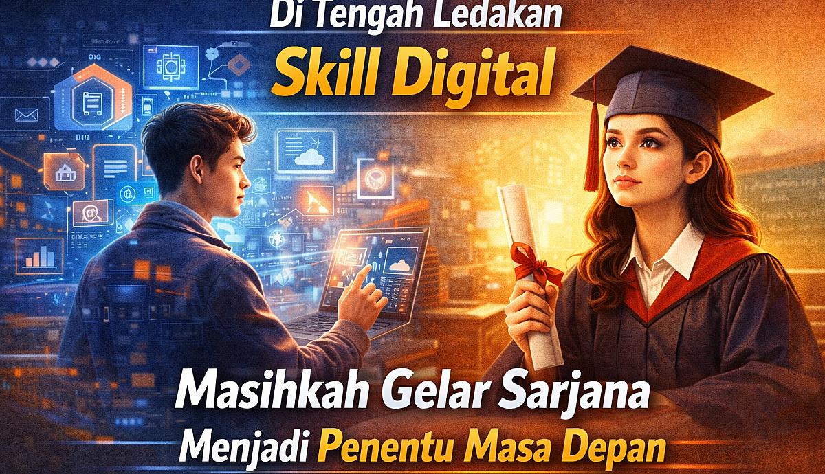 Di Tengah Ledakan Skill Digital Masihkah Gelar Sarjana Menjadi Penentu Masa Depan