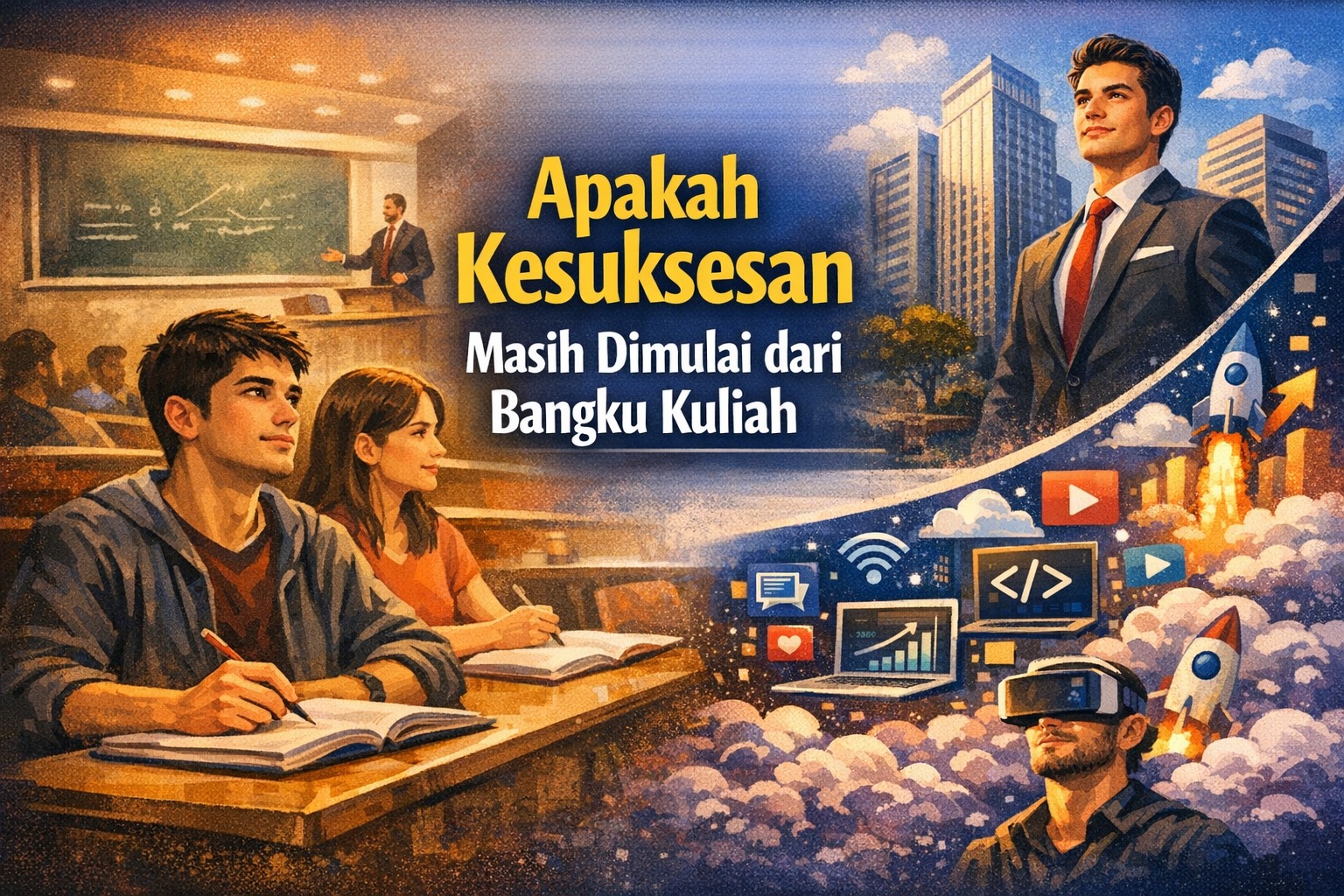 Apakah Kesuksesan Masih Dimulai dari Bangku Kuliah